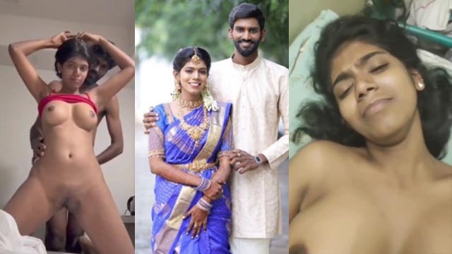 Newly Wed Tamil Couple Honeymoon Riding With Moaning
