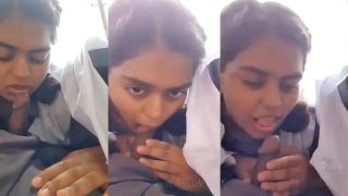 Desi teen school girl – blowjob dick by Bf